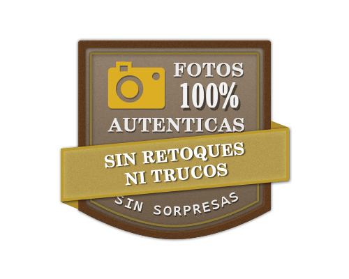 Sin sorpresas. Fotografías reales del producto que estás pidiendo Fotos 100% reales